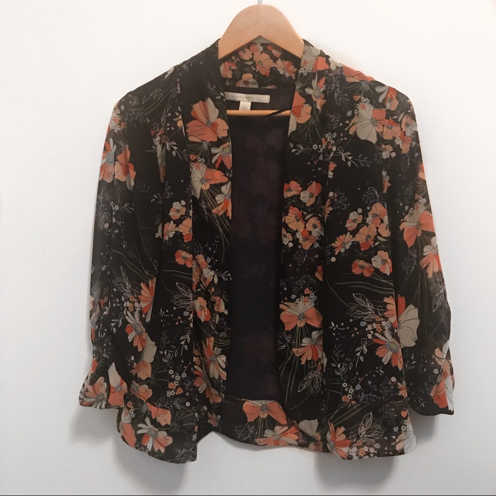 🏆HP-LC Lauren Cardigan Floral Drape Cardigan - S